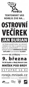 ostrovni vecirek